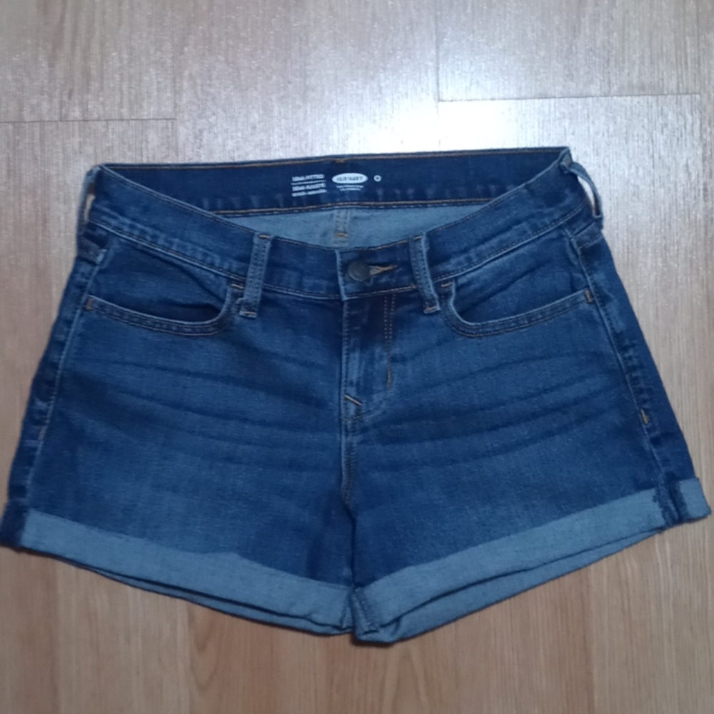 Blue jean shorts